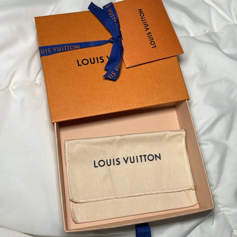 Louis Vuitton Authentic Empty Gift Box with Dustbag and Ribbon Small